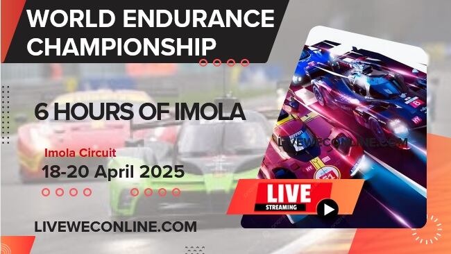 {RD 2} 6 Hours Of Imola WEC Live Streaming 2025