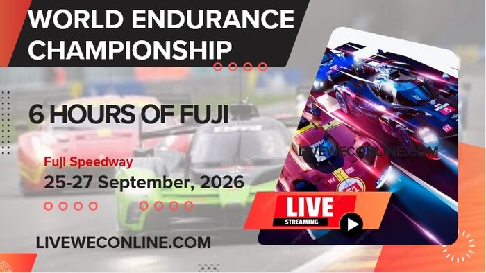 {RD 6} 6 Hours Of Fuji WEC Live Streaming 2026